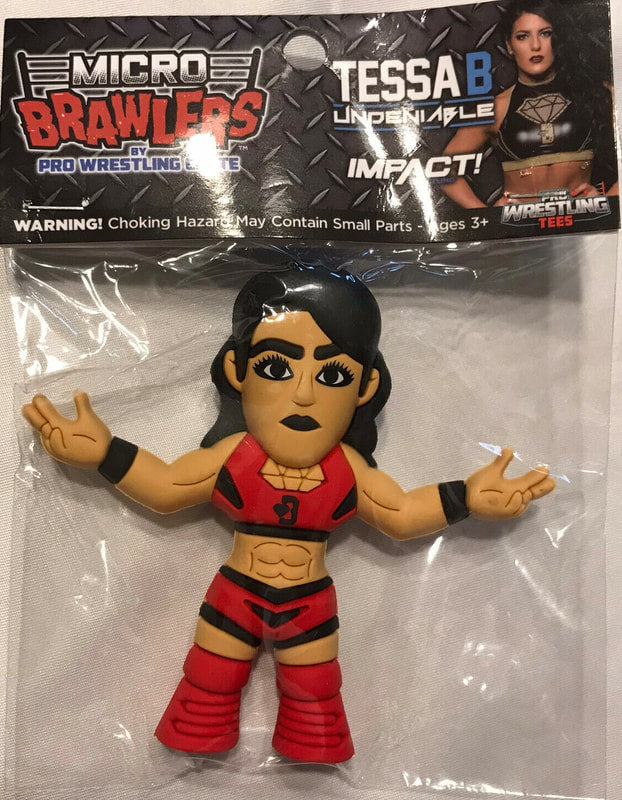 Pro Wrestling Tees Micro Brawlers 6 "Undeniable" Tessa Blanchard Action & Toy Figures PWcatalog