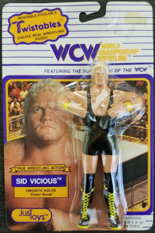 WCW Just Toys Twistables Sid Vicious Action & Toy Figures PWcatalog
