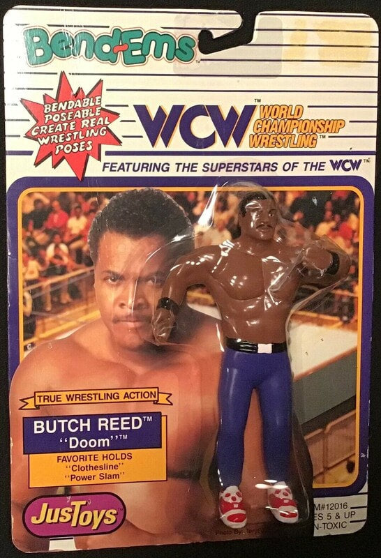 WCW Just Toys Bend-Ems Butch Reed Action & Toy Figures PWcatalog