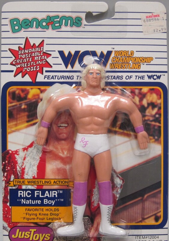 WCW Just Toys Bend-Ems Ric Flair Action & Toy Figures PWcatalog