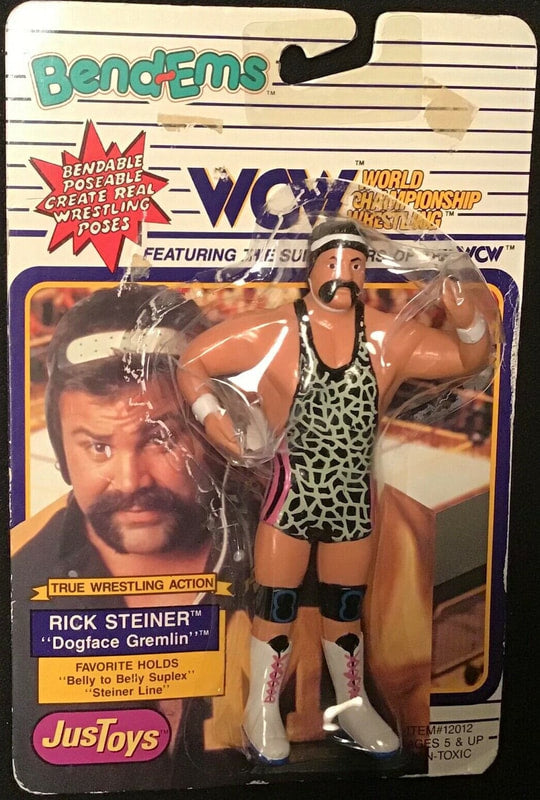 WCW Just Toys Bend-Ems Rick Steiner Action & Toy Figures PWcatalog