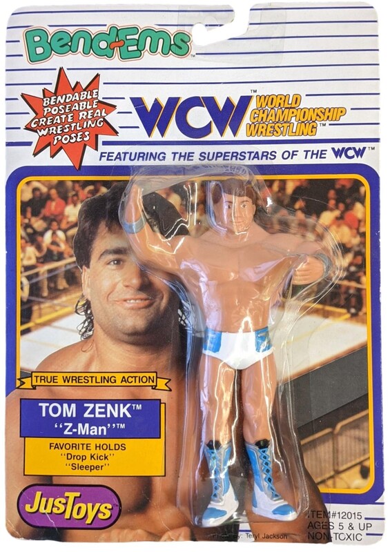 WCW Just Toys Bend-Ems Tom Zenk Action & Toy Figures PWcatalog