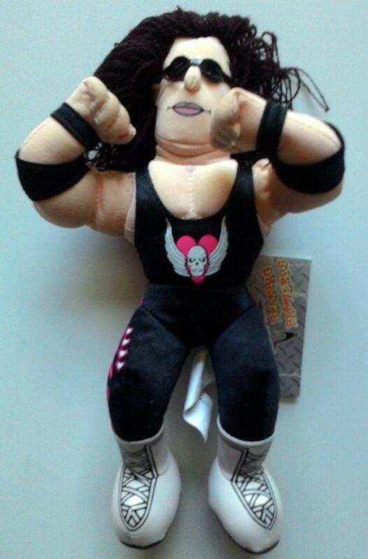 WCW The Idea Factory Beanbag Brawlers 1 Bret "Hitman" Hart Action & Toy Figures PWcatalog