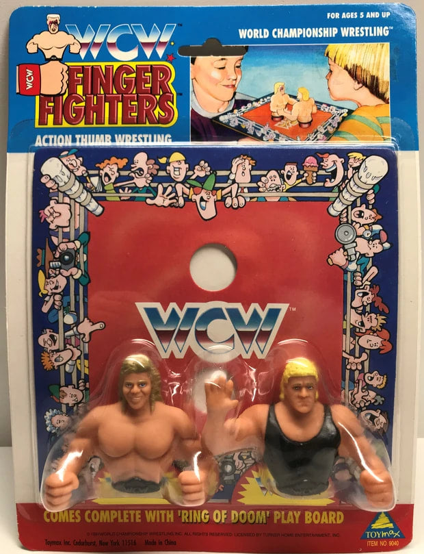 WCW Toy Max Finger Fighters Lex Luger & Sid Vicious Action & Toy Figures PWcatalog