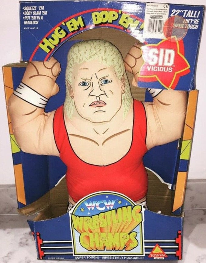 WCW Toy Max Wrestling Champs Sid Vicious Action & Toy Figures PWcatalog