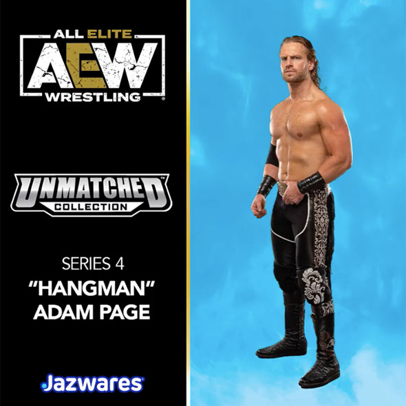 AEW Jazwares Unmatched Collection 4 "Hangman" Adam Page Action & Toy Figures PWcatalog