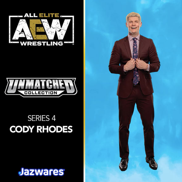 AEW Jazwares Unmatched Collection 4 Cody Rhodes Action & Toy Figures PWcatalog