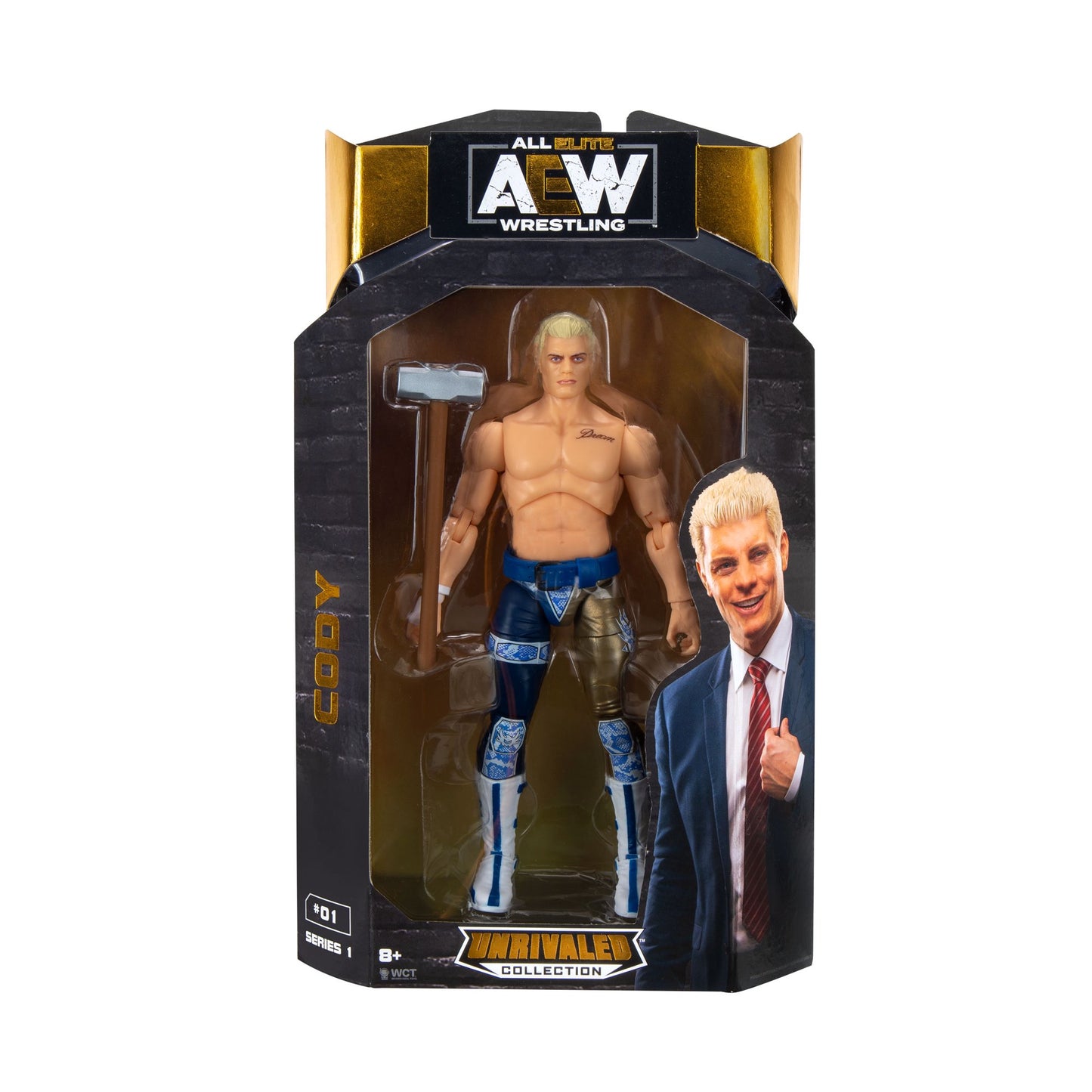 AEW Jazwares Unrivaled Collection 1 #01 Cody Action & Toy Figures PWcatalog