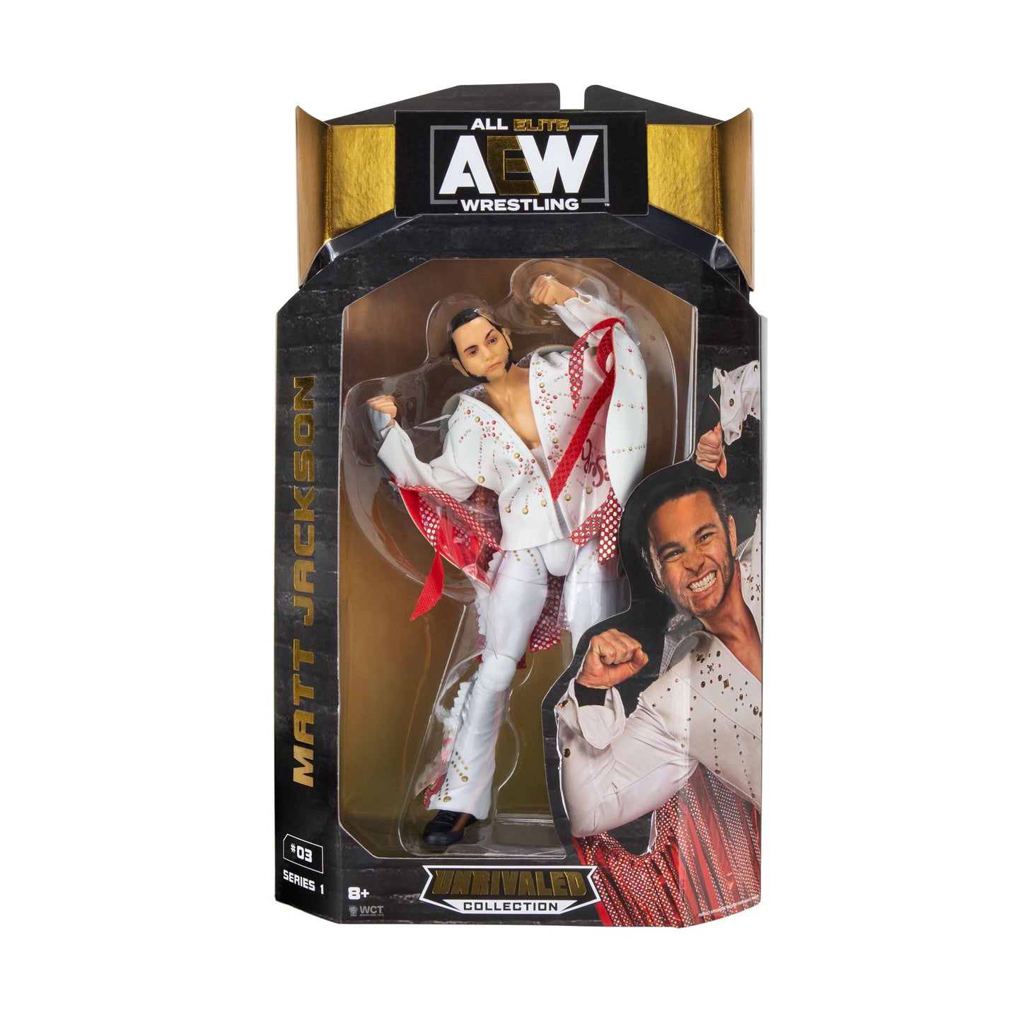 AEW Jazwares Unrivaled Collection 1 #03 Matt Jackson Action & Toy Figures PWcatalog