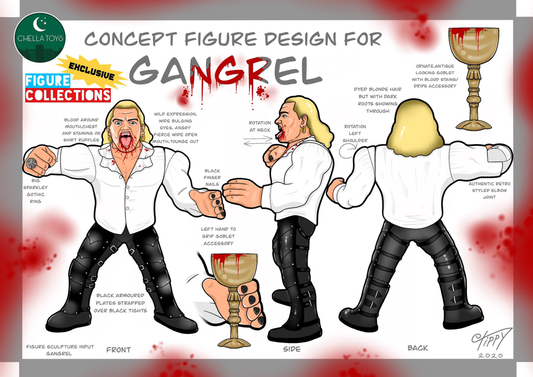 Chella Toys Wrestling Megastars 2 Gangrel Action & Toy Figures Pwcatalog