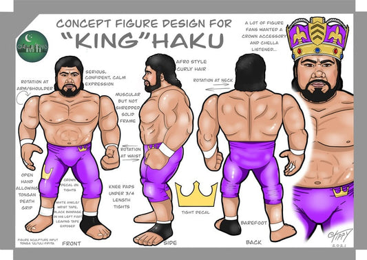 Chella Toys Wrestling Megastars 2 "King" Haku Action & Toy Figures Pwcatalog