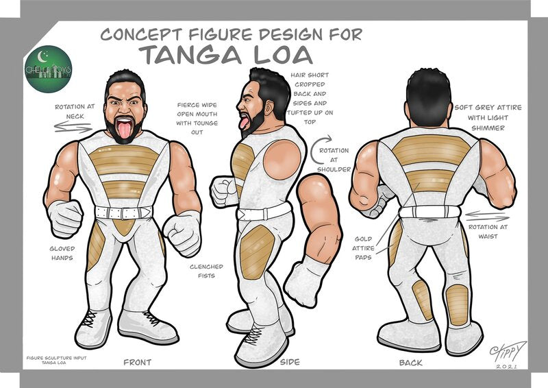 Chella Toys Wrestling Megastars 2 Tanga Loa Action & Toy Figures Pwcatalog