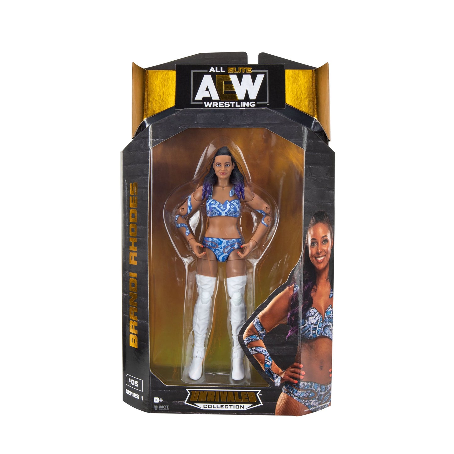 AEW Jazwares Unrivaled Collection 1 #05 Brandi Rhodes Action & Toy Figures PWcatalog