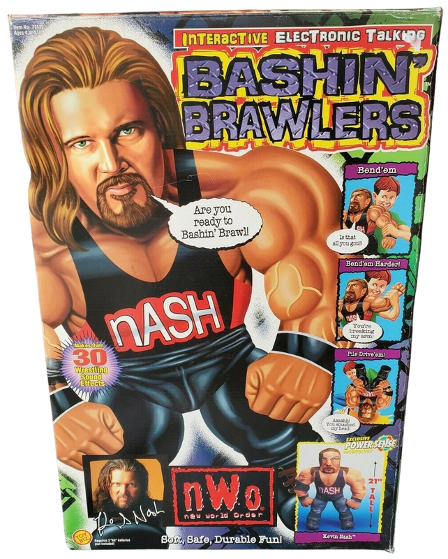 WCW Toy Biz Bashin' Brawlers 2 Kevin Nash Action & Toy Figures PWcatalog