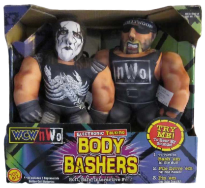 WCW Toy Biz Body Bashers Sting & Hollywood Hogan Action & Toy Figures PWcatalog