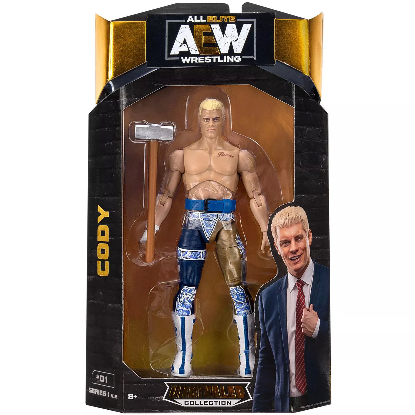 AEW Jazwares Unrivaled Collection 1B #01 Cody Action & Toy Figures PWcatalog