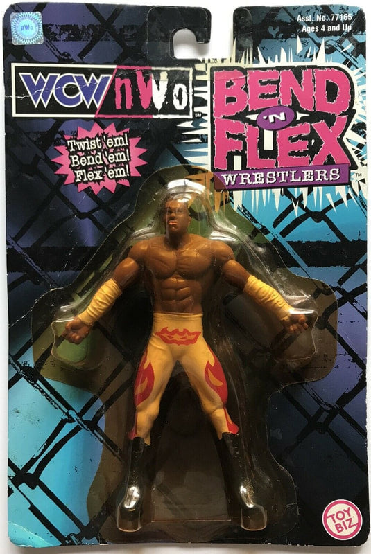 WCW Toy Biz Bend 'N' Flex Booker T Action & Toy Figures PWcatalog