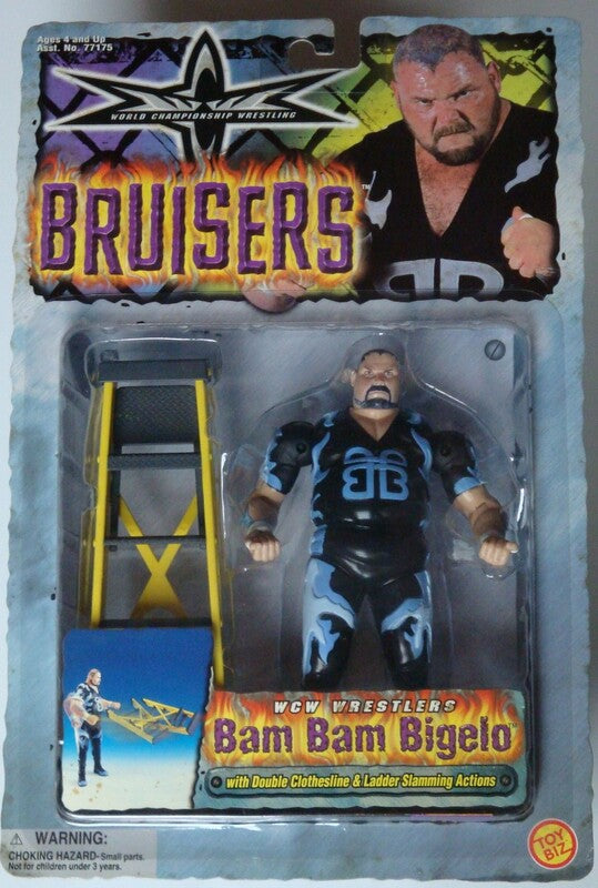WCW Toy Biz Bruisers Bam Bam Bigelow Action & Toy Figures PWcatalog