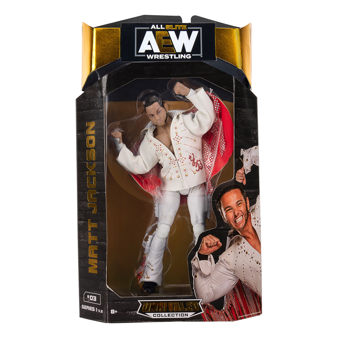 AEW Jazwares Unrivaled Collection 1B #03 Matt Jackson Action & Toy Figures PWcatalog