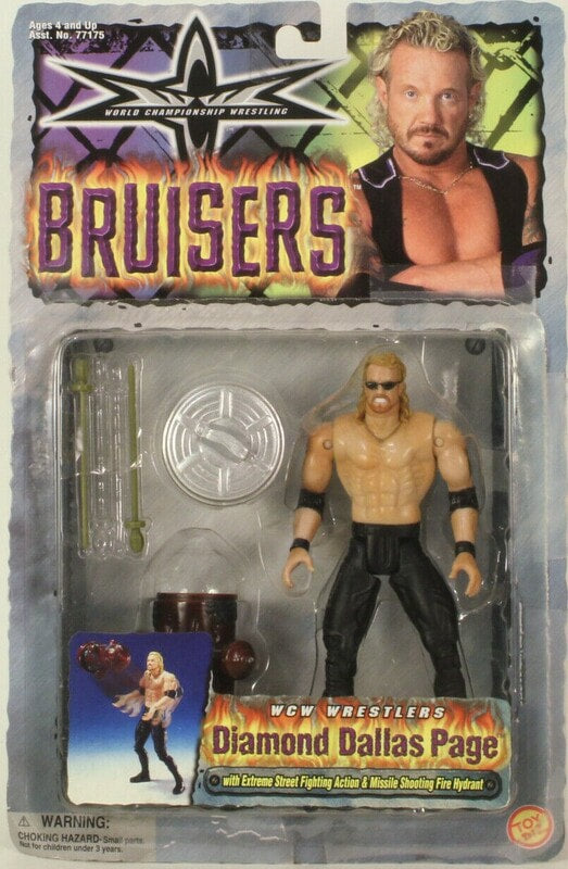 WCW Toy Biz Bruisers Diamond Dallas Page Action & Toy Figures PWcatalog