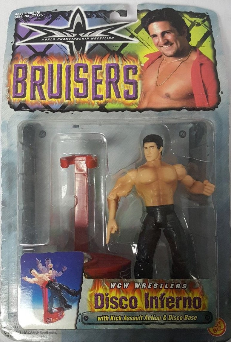 WCW Toy Biz Bruisers Disco Inferno Action & Toy Figures PWcatalog