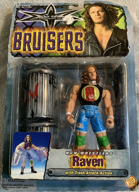 WCW Toy Biz Bruisers Raven Action & Toy Figures PWcatalog
