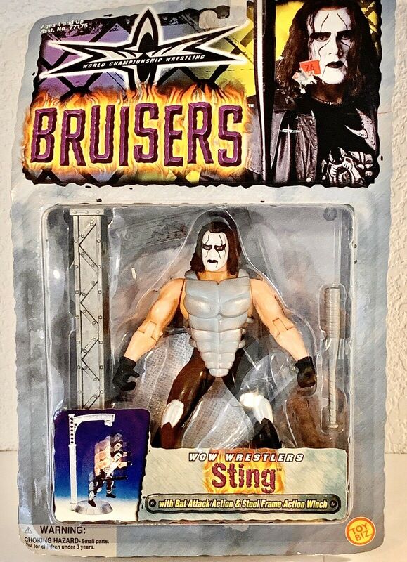 WCW Toy Biz Bruisers Sting Action & Toy Figures PWcatalog