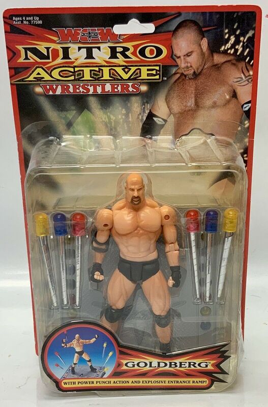 WCW Toy Biz Nitro Active Goldberg Action & Toy Figures PWcatalog