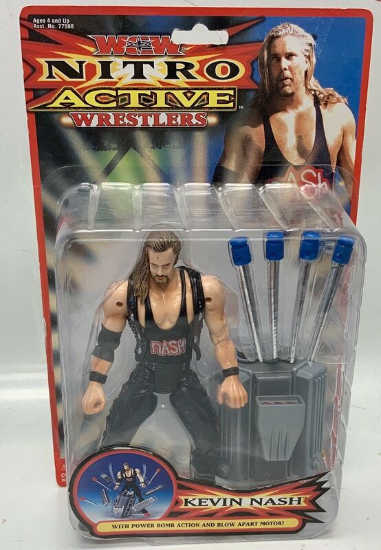 WCW Toy Biz Nitro Active Kevin Nash Action & Toy Figures PWcatalog