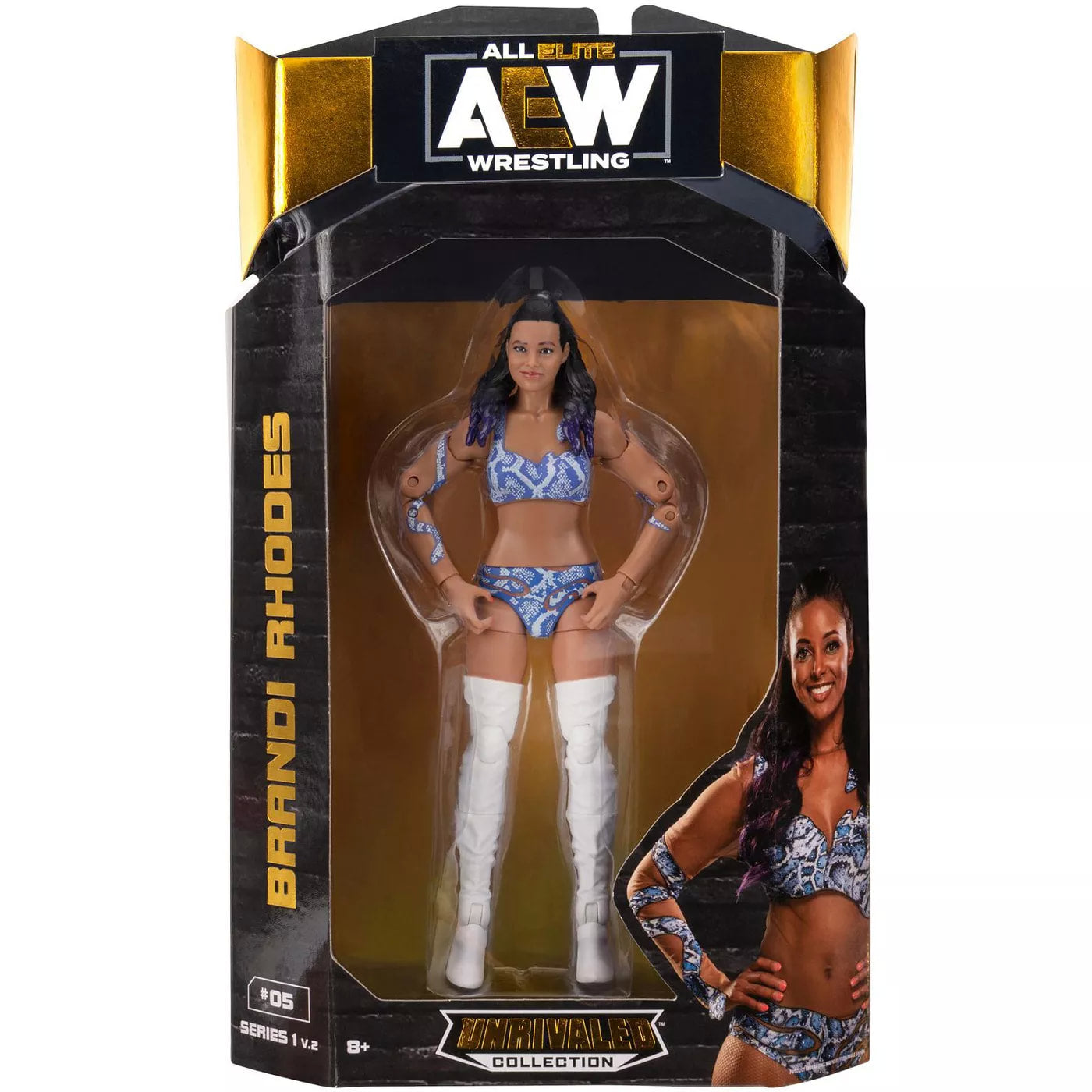 AEW Jazwares Unrivaled Collection 1B #05 Brandi Rhodes Action & Toy Figures PWcatalog