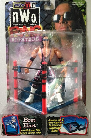 WCW Toy Biz Ring Fighters Bret Hart Action & Toy Figures PWcatalog
