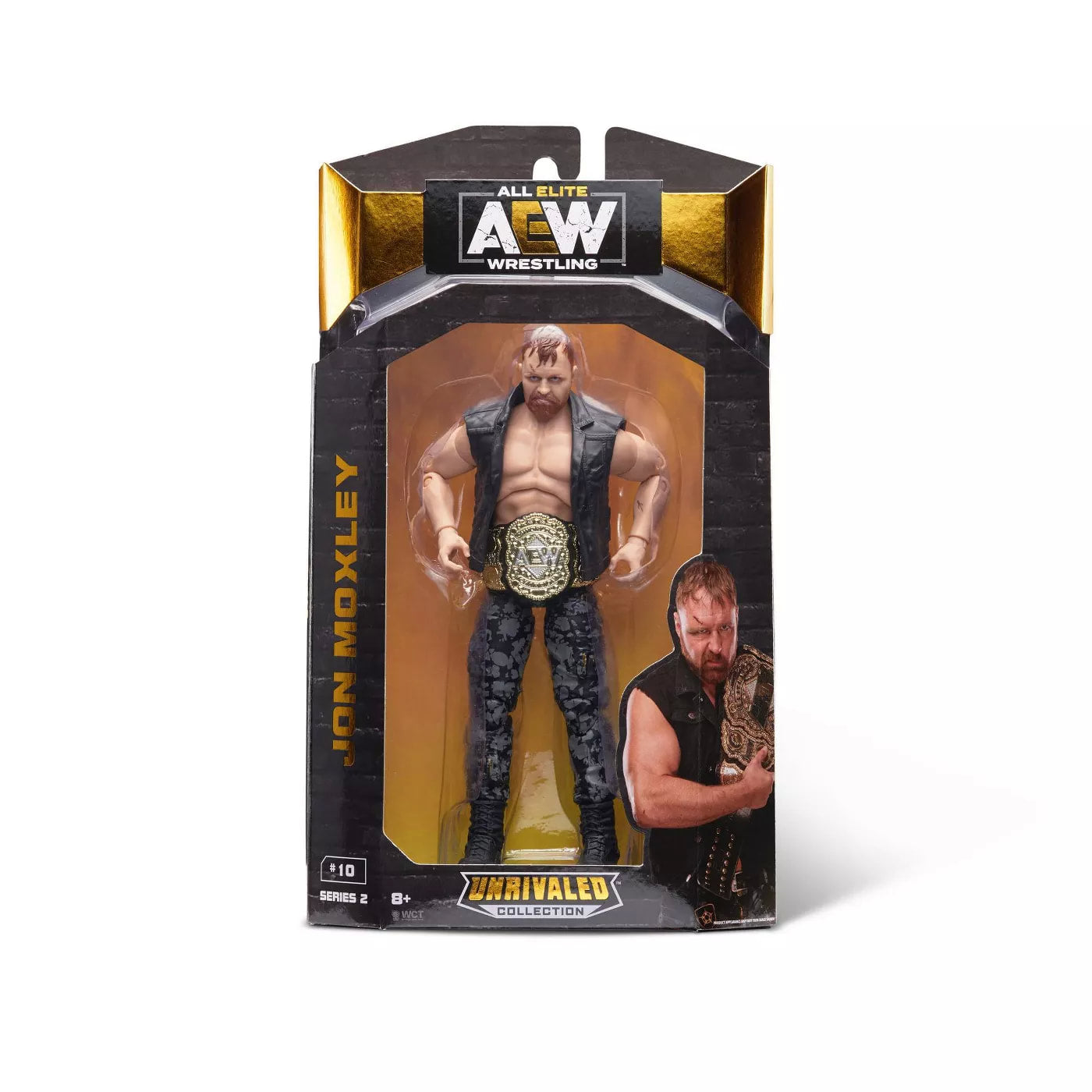 AEW Jazwares Unrivaled Collection 2 #10 Jon Moxley Action & Toy Figures PWcatalog