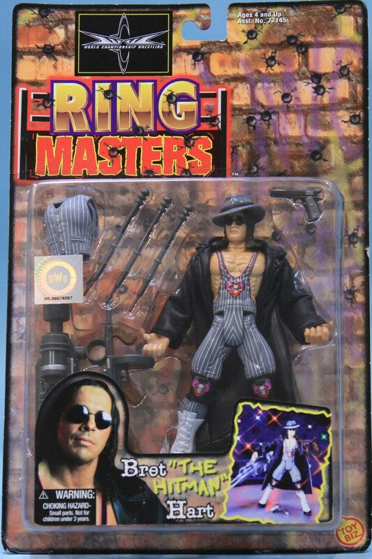 WCW Toy Biz Ring Masters Bret "The Hitman" Hart Action & Toy Figures PWcatalog