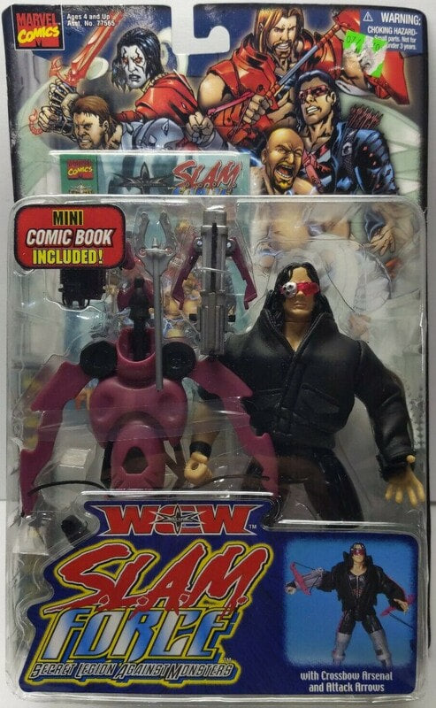 WCW Toy Biz S.L.A.M. Force Bret Hart Action & Toy Figures PWcatalog
