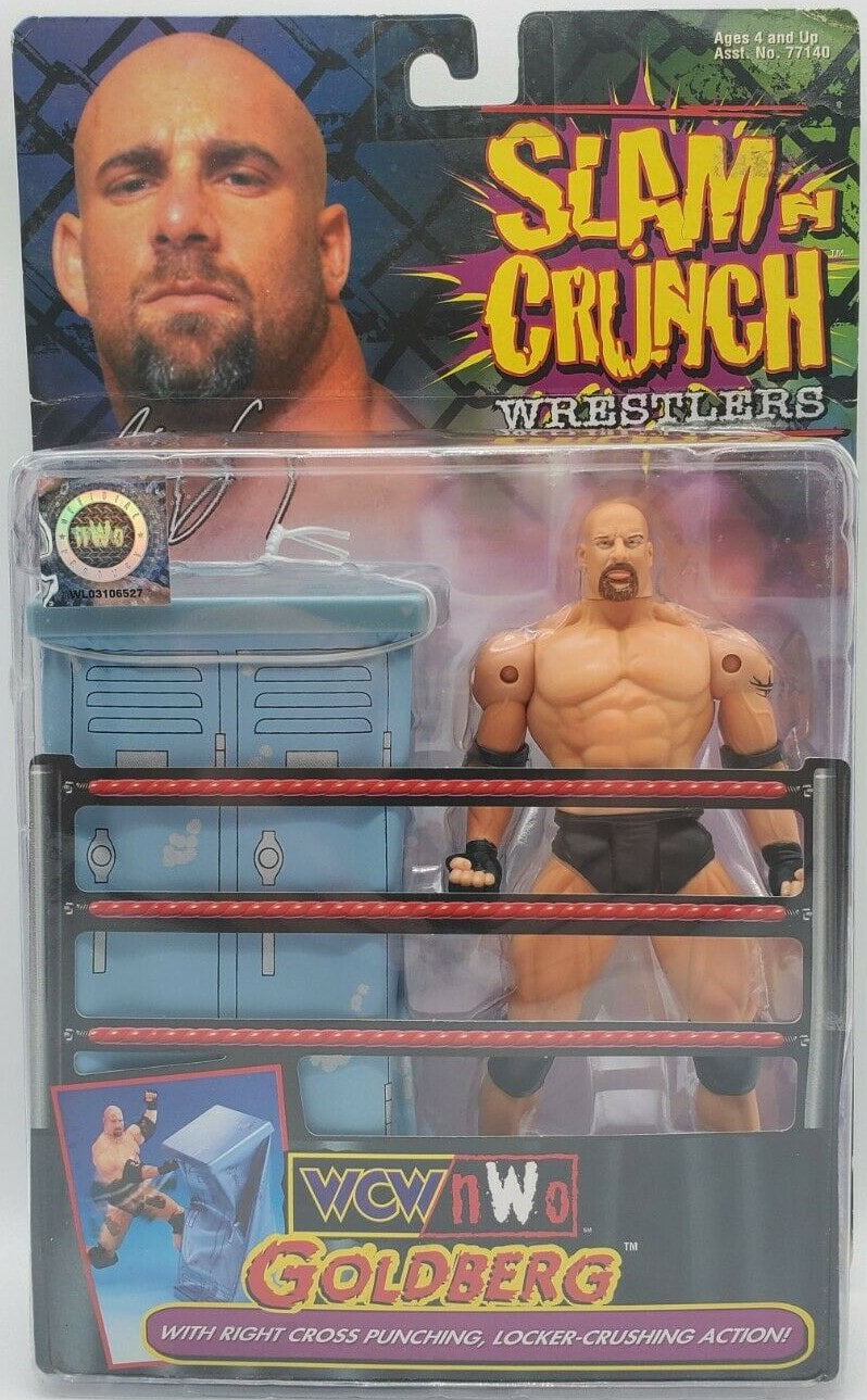 WCW Toy Biz Slam 'N' Crunch Goldberg Action & Toy Figures PWcatalog