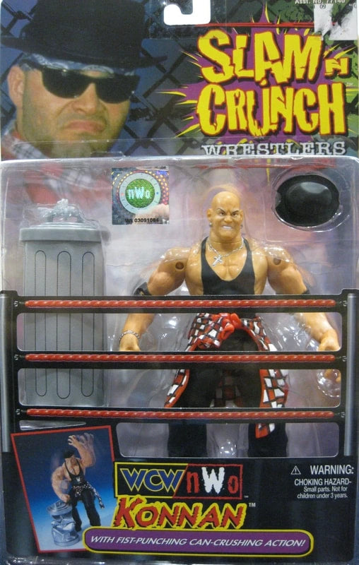 WCW Toy Biz Slam 'N' Crunch Konnan Action & Toy Figures PWcatalog