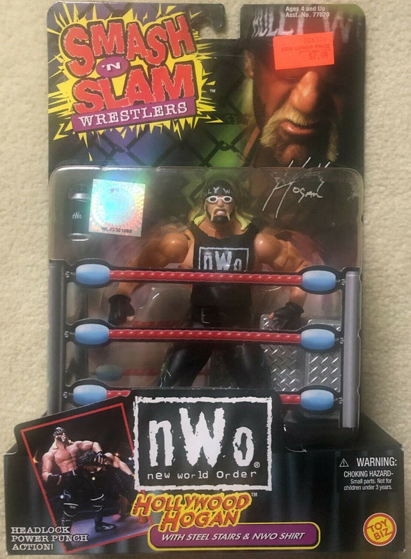 WCW Toy Biz Smash 'N' Slam Hollywood Hogan Action & Toy Figures PWcatalog