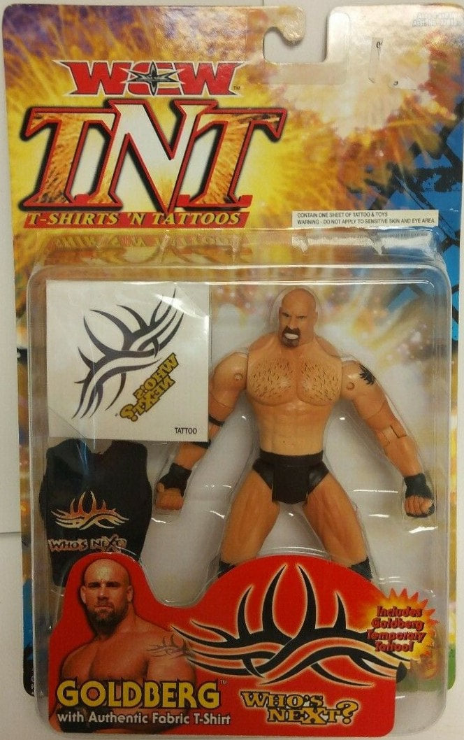 WCW Toy Biz TNT: T-Shirts & Tattoos Goldberg Action & Toy Figures PWcatalog