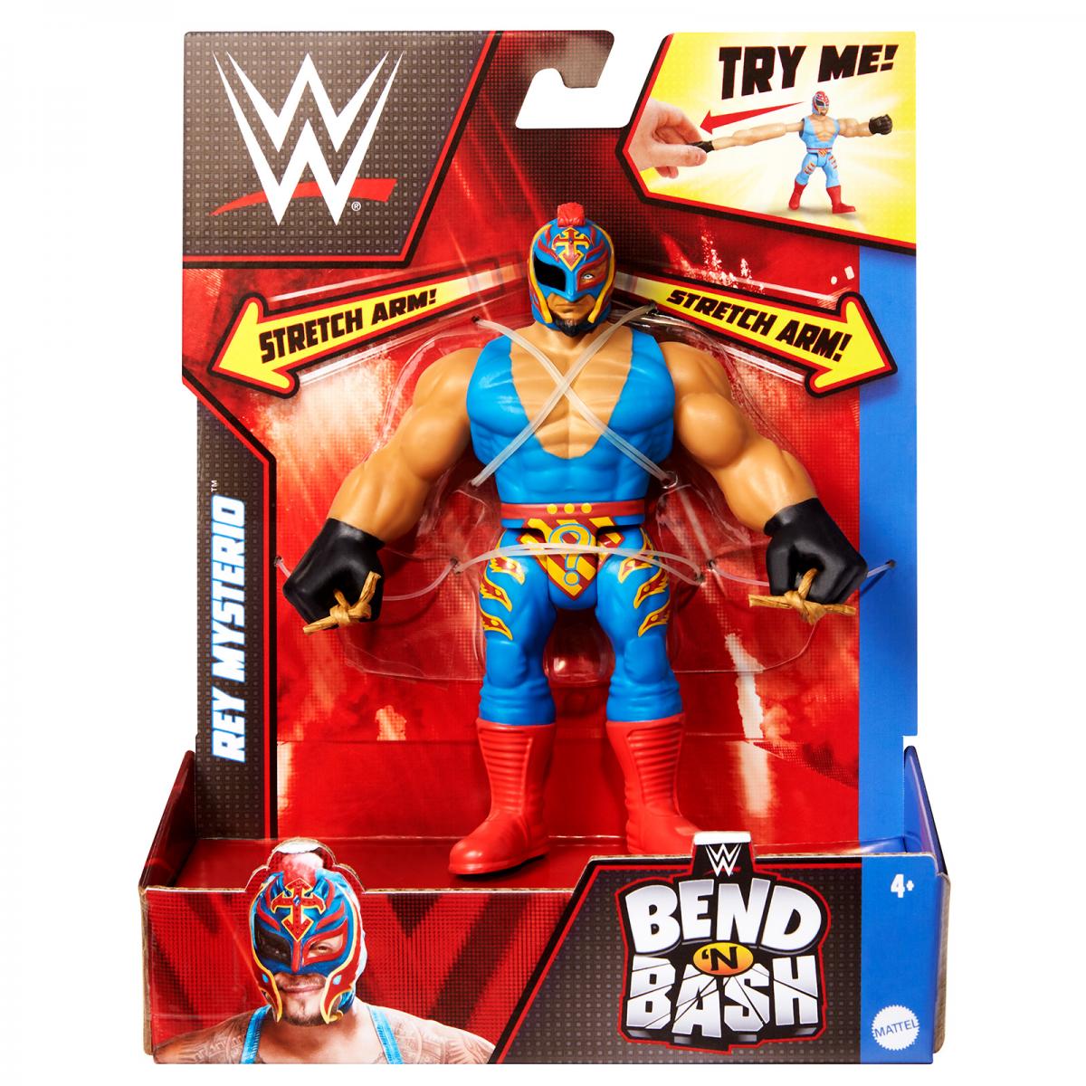 WWE Mattel Bend 'N' Bash 1 Rey Mysterio Action & Toy Figures PWcatalog