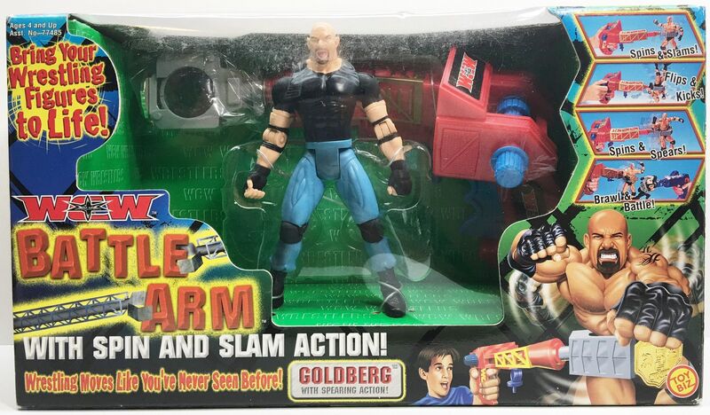WCW Toy Biz Battle Arm Goldberg Action & Toy Figures PWcatalog