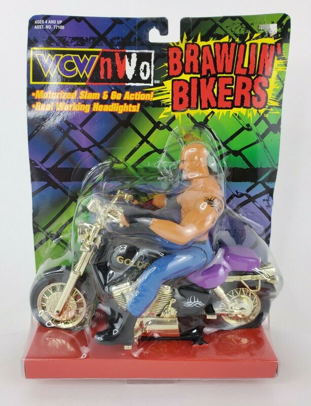 WCW Toy Biz Brawlin' Bikers 1 Goldberg Action & Toy Figures PWcatalog