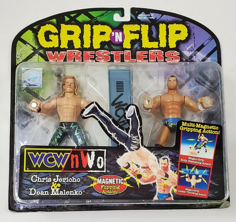 WCW Toy Biz Grip 'N' Flip 1 Chris Jericho & Dean Malenko Action & Toy Figures PWcatalog