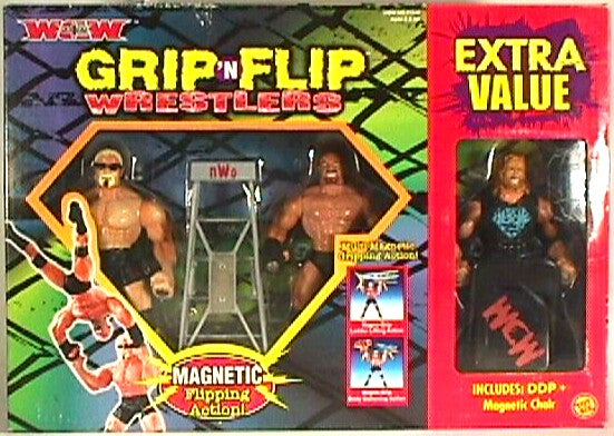 WCW Toy Biz Grip 'N' Flip 2 Scott Steiner, Goldberg & Diamond Dallas Page Action & Toy Figures PWcatalog