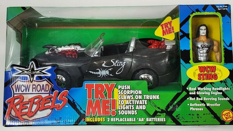 WCW Toy Biz Road Rebels Sting Action & Toy Figures PWcatalog
