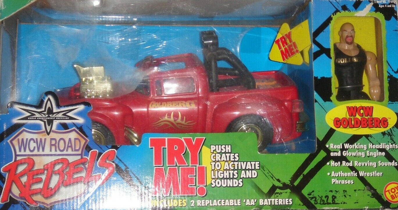 WCW Toy Biz Road Rebels Goldberg Action & Toy Figures PWcatalog