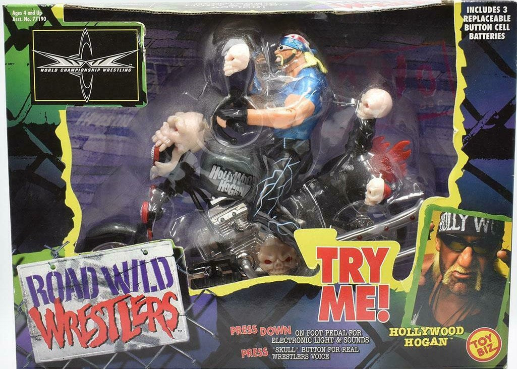 WCW Toy Biz Road Wild Wrestlers Hollywood Hogan Action & Toy Figures PWcatalog