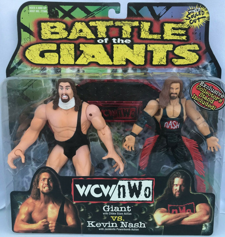 WCW Toy Biz WCW/nWo Battle of the Giants: Giant vs. Kevin Nash Action & Toy Figures PWcatalog