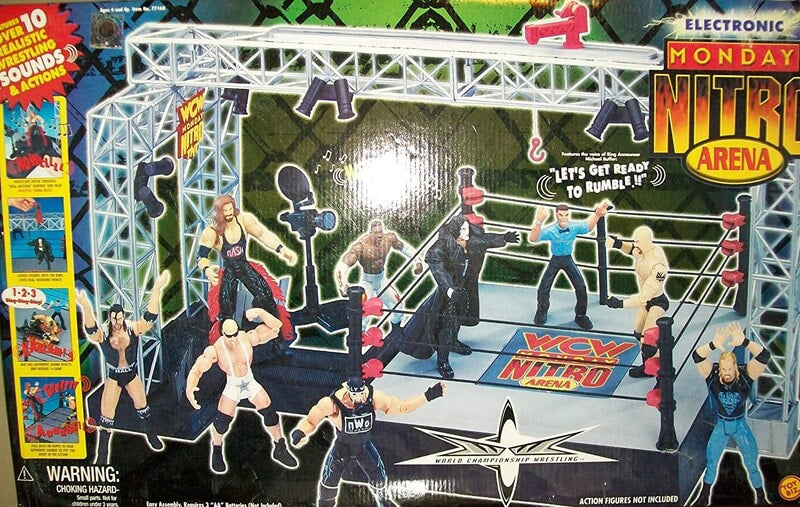 WCW Toy Biz Electronic Monday Nitro Arena Action & Toy Figures PWcatalog