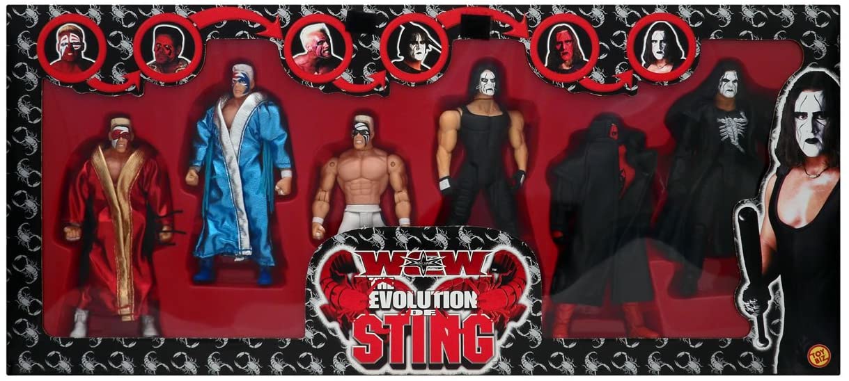 WCW Toy Biz Evolution of Sting Action & Toy Figures PWcatalog