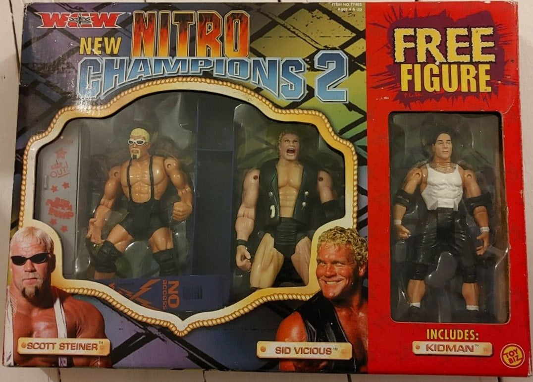 WCW Toy Biz Nitro Champions 2: Scott Steiner, Sid Vicious & Kidman Action & Toy Figures PWcatalog